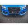 Maxton Design Front Ansatz für Audi S4 / A4 S-Line B8  schwarz Hochglanz