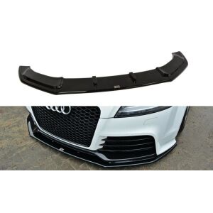 Maxton Design Front Ansatz V.1 / V1 für Audi TT RS 8J schwarz Hochglanz