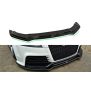 Maxton Design Front Ansatz V.2 / V2 für Audi TT RS 8J schwarz Hochglanz