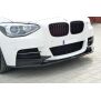 Maxton Design Front Ansatz für BMW 1er F20/F21 M-Power (vor Facelift) schwarz Hochglanz