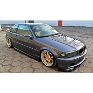 Maxton Design Front Ansatz V.1 / V1 für BMW 3er E46 M Paket COUPE schwarz Hochglanz