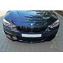 Maxton Design Front Ansatz für V.1 / V1 BMW 4er F32 M Paket schwarz Hochglanz