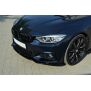 Maxton Design Front Ansatz für V.1 / V1 BMW 4er F32 M Paket schwarz Hochglanz