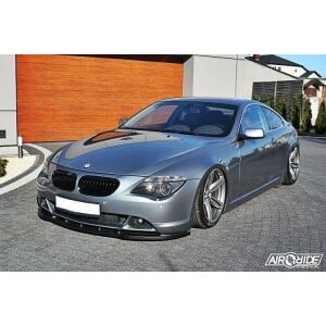 Maxton Design Front Ansatz für BMW 6er E63 / E64 (vor Facelift) V.1 / V1 schwarz Hochglanz