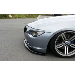 Maxton Design Front Ansatz für BMW 6er E63 / E64 (vor Facelift) V.2 / V2 schwarz Hochglanz