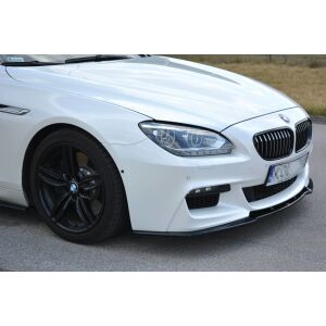 Maxton Design Front Ansatz für BMW 6er Gran Coupé M Paket schwarz Hochglanz