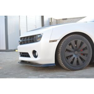 Maxton Design Front Ansatz für Chevrolet Camaro 5 schwarz Hochglanz