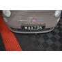 Maxton Design Front Ansatz V.1 / V1 für FIAT 500 HATCHBACK vor Facelift schwarz matt