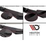 Maxton Design Front Ansatz V.1 / V1 für FIAT 500 HATCHBACK vor Facelift schwarz matt