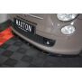 Maxton Design Front Ansatz V.1 / V1 für FIAT 500 HATCHBACK vor Facelift schwarz matt