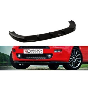 Maxton Design Front Ansatz für FIAT PUNTO STANDARD FACELIFT, PREFACE schwarz Hochglanz