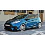 Maxton Design Front Ansatz für (Focus RS Look Stoßstange) Ford Fiesta Mk7 FL  schwarz Hochglanz