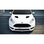Maxton Design Front Ansatz V.2 / V2 für Ford Fiesta ST Mk7 FL schwarz Hochglanz