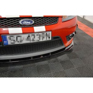 Maxton Design Front Ansatz V.1 / V1 für Ford Fiesta ST Mk6 schwarz Hochglanz