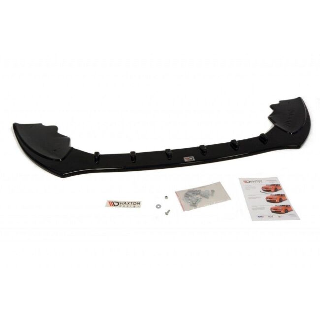 Maxton Design Front Ansatz V.1 / V1 für Ford Fiesta ST Mk7 FL schwarz Hochglanz