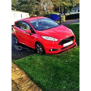 Maxton Design Front Ansatz V.1 / V1 für Ford Fiesta ST Mk7 FL schwarz Hochglanz