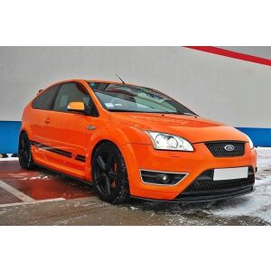 Maxton Design Front Ansatz V.2 / V2 für Ford Focus ST Mk2 schwarz Hochglanz