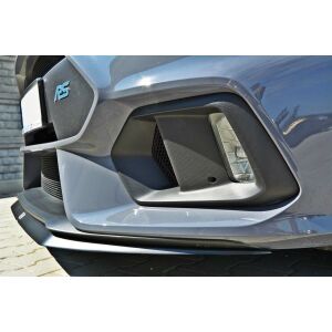 Maxton Design Front Ansatz V.2 / V2 für Ford Focus RS Mk3 schwarz Hochglanz