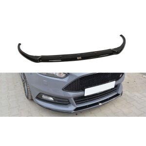 Maxton Design Front Ansatz für Ford Focus ST Mk3 FL (Cupra) schwarz Hochglanz