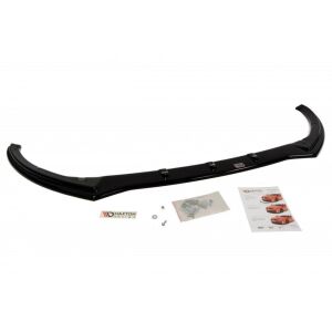 Maxton Design Front Ansatz V.1 / V1 für Ford Focus ST Mk3 FL schwarz Hochglanz