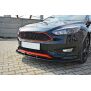 Maxton Design Front Ansatz V.1 / V1 für Ford Focus ST-Line Mk3 FL schwarz Hochglanz