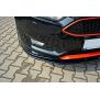 Maxton Design Front Ansatz V.1 / V1 für Ford Focus ST-Line Mk3 FL schwarz Hochglanz