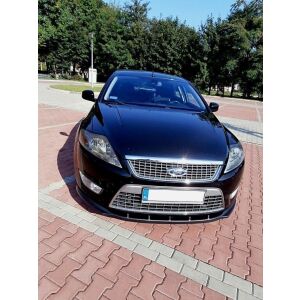 Maxton Design Front Ansatz für FORD MONDEO MK4 vor Facelift schwarz Hochglanz