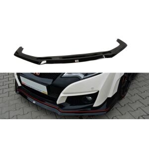 Maxton Design Front Ansatz für V.2 / V2 HONDA CIVIC IX TYPE R schwarz Hochglanz