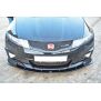 Maxton Design Front Ansatz für HONDA CIVIC VIII TYPE R GP schwarz Hochglanz