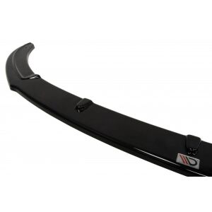 Maxton Design Front Ansatz für Hyundai Veloster schwarz Hochglanz