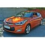 Maxton Design Front Ansatz für Hyundai Veloster schwarz Hochglanz