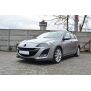 Maxton Design Front Ansatz für MAZDA 3 MK2 SPORT (vor Facelift) schwarz Hochglanz