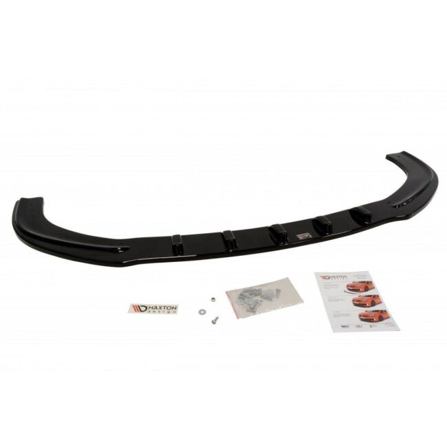 Maxton Design Front Ansatz für MAZDA 6 MK2 (FÜR DYNAMIC SPORTSTOßSTANGE) schwarz Hochglanz