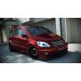Maxton Design Front Ansatz für MERCEDES B-KLASSE 245 schwarz Hochglanz