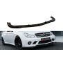 Maxton Design Front Ansatz für MERCEDES C-KLASSE C219 - W204 AMG LOOK schwarz Hochglanz