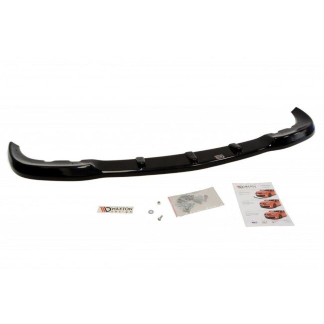 Maxton Design Front Ansatz für MERCEDES CLK W209 FÜR AMG schwarz Hochglanz