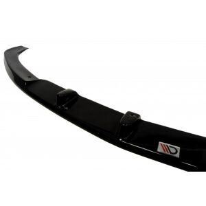 Maxton Design Front Ansatz für MERCEDES GLK W204 (FÜR STANDARD STOßSTANGE) schwarz Hochglanz
