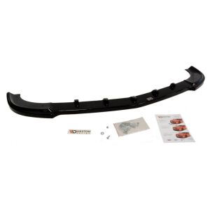 Maxton Design Front Ansatz für MERCEDES SLK R170 FÜR AMG 204 STOßSTANGE schwarz Hochglanz
