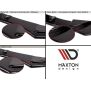 Maxton Design Front Ansatz für MERCEDES SLK R172 STANDARD/AMG schwarz Hochglanz