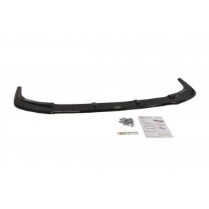 Maxton Design Front Ansatz V.1 / V1 für Mitsubishi Lancer Evo X schwarz Hochglanz