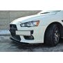 Maxton Design Front Ansatz V.1 / V1 für Mitsubishi Lancer Evo X schwarz Hochglanz