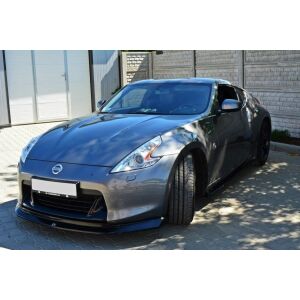 Maxton Design Front Ansatz für Nissan 370Z schwarz Hochglanz