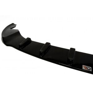 Maxton Design Front Ansatz für NISSAN QASHQAI Facelift schwarz Hochglanz