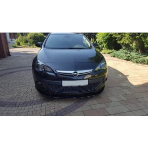 Maxton Design Front Ansatz für OPEL ASTRA GTC schwarz Hochglanz