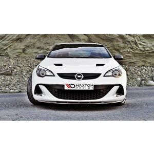 Maxton Design Front Ansatz für OPEL ASTRA J OPC / VXR NÜRBURG schwarz Hochglanz