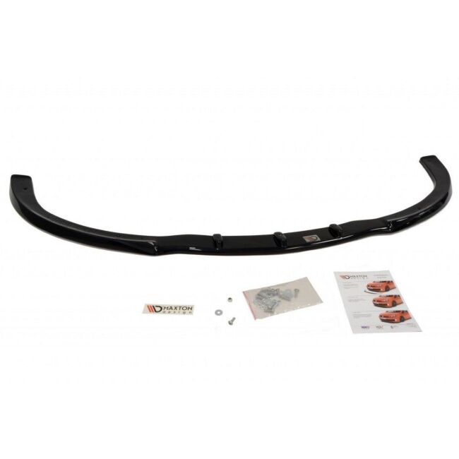 Maxton Design Front Ansatz für OPEL CORSA D OPC-LINE (vor Facelift) schwarz Hochglanz