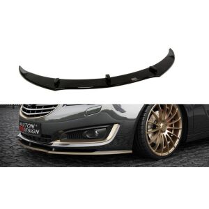 Maxton Design Front Ansatz für OPEL INSIGNIA MK1 Facelift schwarz Hochglanz