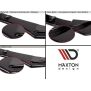 Maxton Design Front Ansatz für PEUGEOT 206 (für: CC, RC, GTI, S16, XSI, XS, SPORT) schwarz Hochglanz