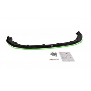 Maxton Design Front Ansatz für V.1 / V1 PEUGEOT 308 II GTI schwarz Hochglanz