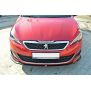 Maxton Design Front Ansatz für V.1 / V1 PEUGEOT 308 II GTI schwarz Hochglanz
